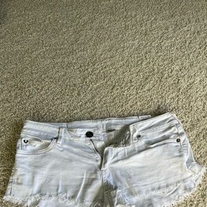 True Religion Joey low rise cut off short size 28